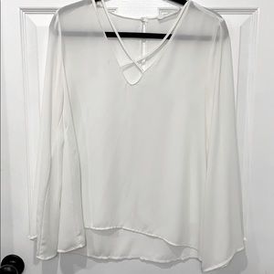 LUSH Flowy wide sleeve top